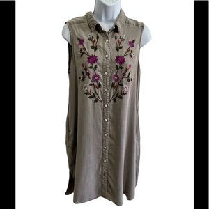 ❌SOLD❌ NWT Shirtdress TERRE BLEUE - Medium